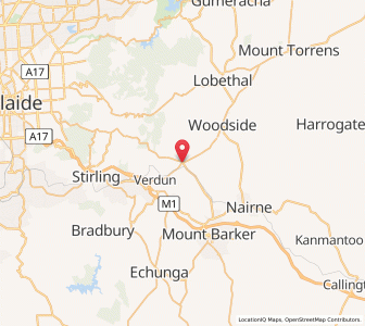 Map of Balhannah, South Australia