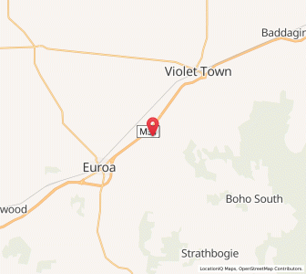 Map of Balmattum East, VictoriaVictoria