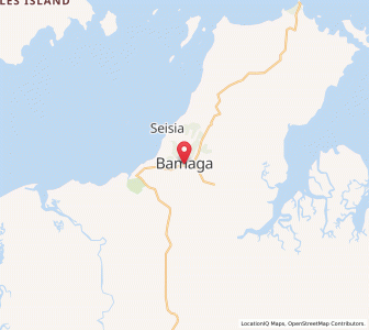 Map of Bamaga, Queensland