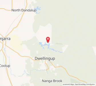 Map of Banksiadale, Western Australia