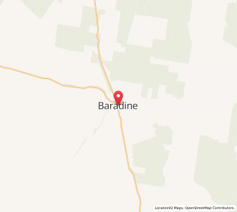 Map of Baradine, New South Wales