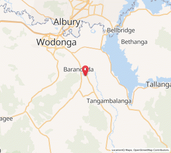 Map of Baranduda, VictoriaVictoria