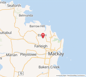 Map of Barcoo, Queensland
