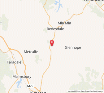 Map of Barfold, VictoriaVictoria