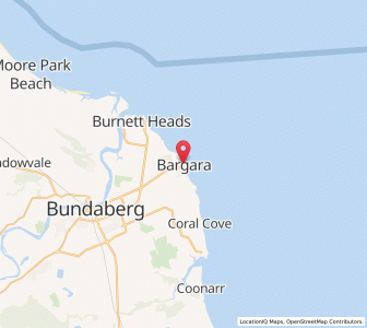 Map of Bargara, Queensland