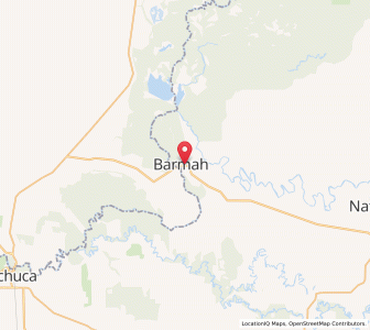 Map of Barmah, VictoriaVictoria