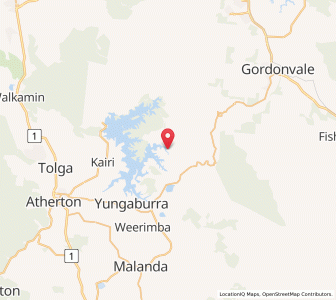 Map of Barrine, Queensland