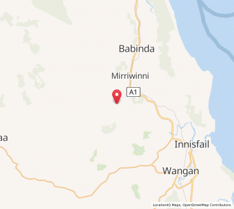 Map of Bartle Frere, Queensland