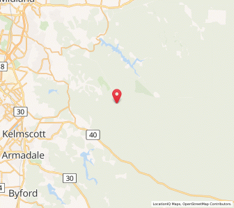 Map of Bartons Mill, Western Australia