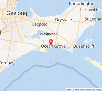 Map of Barwon Heads, VictoriaVictoria