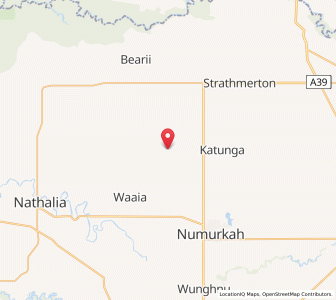 Map of Baulkamaugh North, VictoriaVictoria