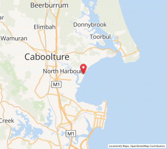 Map of Beachmere, Queensland