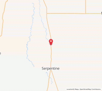 Map of Bears Lagoon, VictoriaVictoria