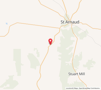 Map of Beazleys Bridge, VictoriaVictoria