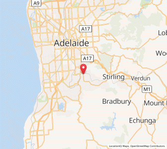 Map of Belair, South Australia