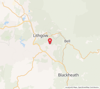 Map of Bell, New South Wales