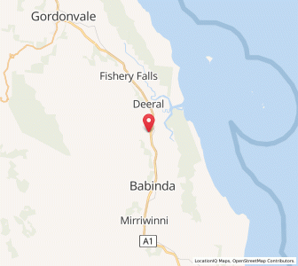 Map of Bellenden Ker, Queensland