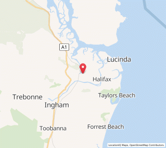 Map of Bemerside, Queensland