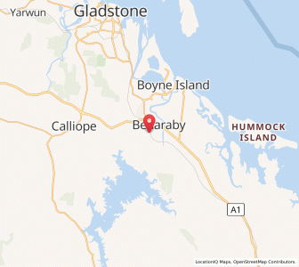 Map of Benaraby, Queensland