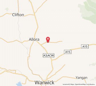 Map of Berat, Queensland