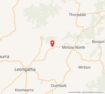 Map of Berrys Creek, VictoriaVictoria