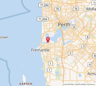 Map of Bicton, Western Australia