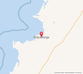 Map of Bidyadanga Community, Western Australia