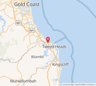 Map of Bilinga, Queensland