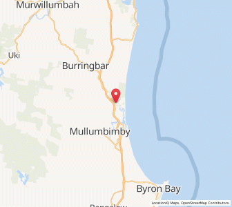 Map of Billinudgel, New South Wales