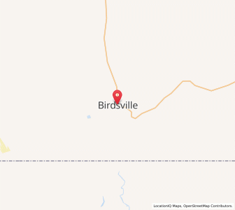 Map of Birdsville, Queensland