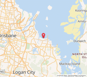 Map of Birkdale, Queensland