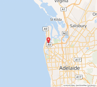Map of Birkenhead, South Australia