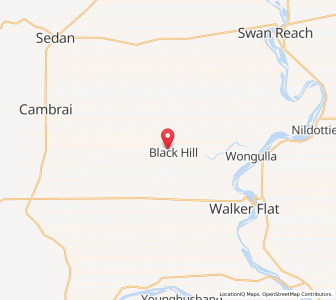 Map of Black Hill, South Australia