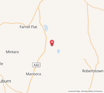 Map of Black Springs, South Australia