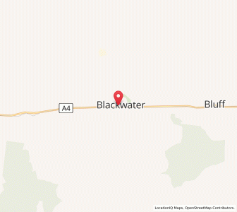 Map of Blackwater, Queensland