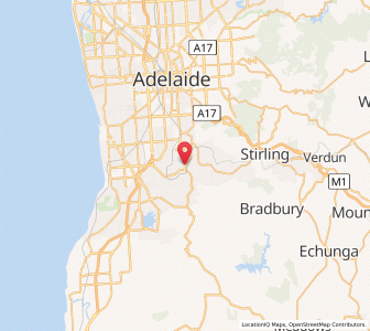 Map of Blackwood, South Australia