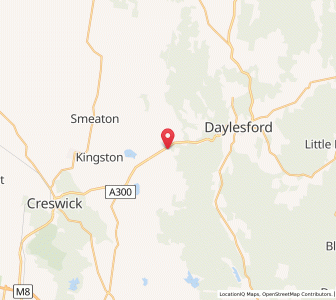 Map of Blampied, VictoriaVictoria