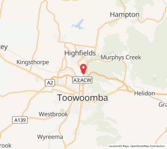 Map of Blue Mountain Heights, Queensland