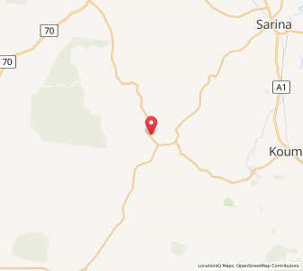 Map of Blue Mountain, Queensland