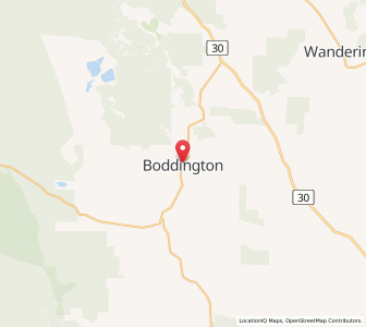 Map of Boddington, Western Australia