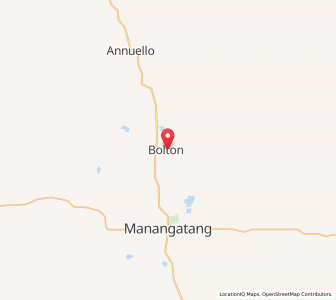 Map of Bolton, VictoriaVictoria