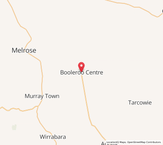 Map of Booleroo Centre, South Australia