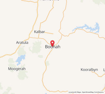 Map of Boonah, Queensland