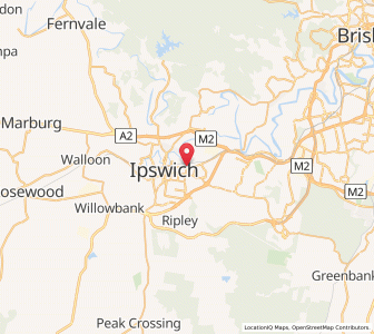 Map of Booval, Queensland