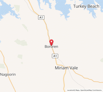 Map of Bororen, Queensland