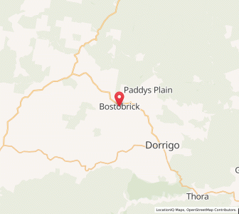 Map of Bostobrick, New South Wales