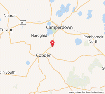 Map of Bostocks Creek, VictoriaVictoria