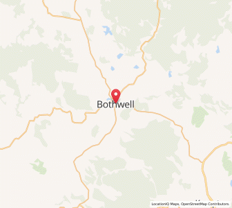 Map of Bothwell, TasmaniaTasmania