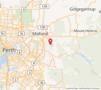 Map of Boya, Western Australia