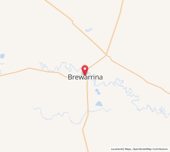 Map of Brewarrina, New South Wales